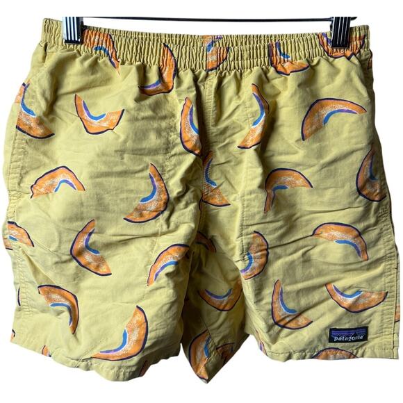 Patagonia Rainbow/Melon Yellow Short Size XS Men - Picture 1 of 6